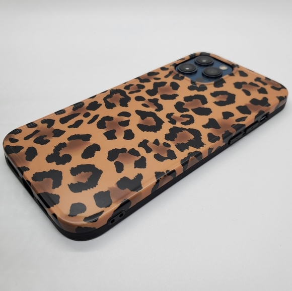 Leopard iPhone 12 Case Cute iPhone 12 Pro Case Leopard Print - Picture 3 of 4